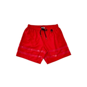 Zwemshorts met reflecterende tape-details
