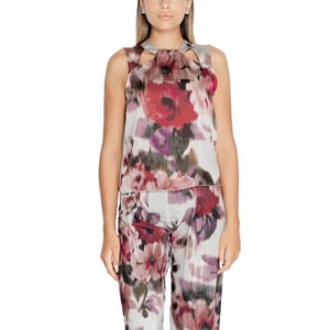 Bloemenprint Broekset Mouwloze Top Broek