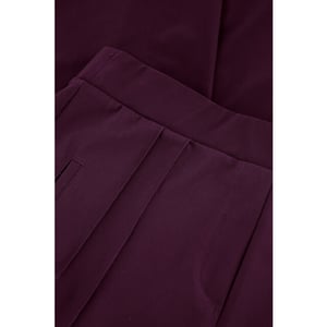 Studio Anneloes Roison bonded trouser aubergine