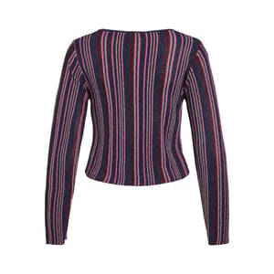 Vila Vimelvina boatneck ls knit top dessin