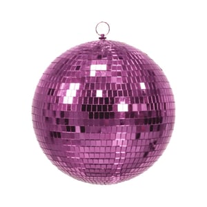 House Vitamin Christmas decoration christmas hanger discoball foam pink 30x30x30cm
