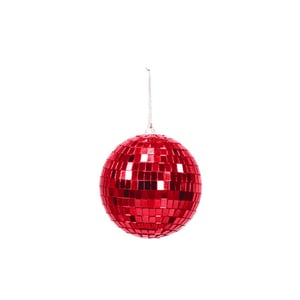 House Vitamin Christmas decoration christmas hanger discoball foam red 15x15x15cm