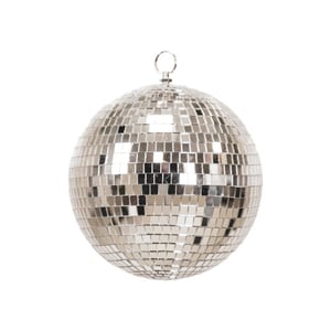 House Vitamin Christmas decoration christmas hanger discoball foam silver -