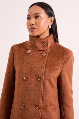 Principles by Wallis Funnel Button Coat