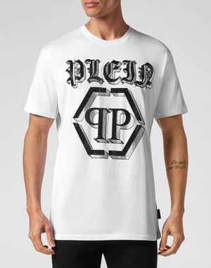 T-shirt Rund Hals Krom