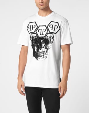 T-shirt Rund Hals Dödskalle