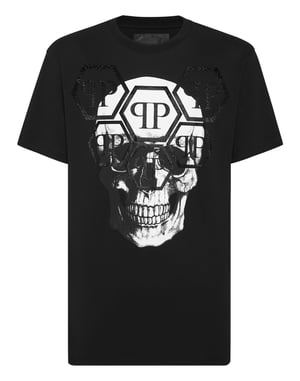 T-shirt Rund Hals Dödskalle