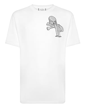 T-shirt med rund halsringning