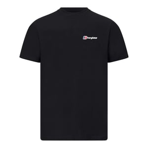 Berghaus Men's Short Sleeve Mount Diagram Tee Black
