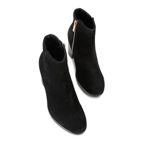 Carvela Suede Silver Chelsea Boots