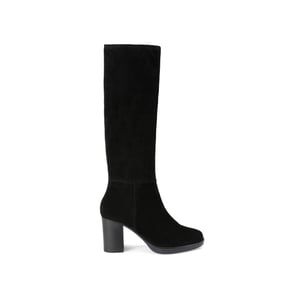 Carvela Suede Silver Knee Boots