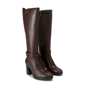 Carvela Leather Silver Knee Wide Fit Boots