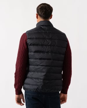 Light Down Padded Gilet Gilet in Black