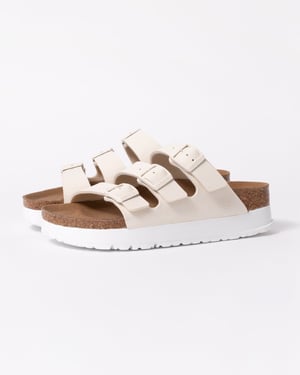 Papillio Florida III Vegan Platform Sandals Sandals in Ivory
