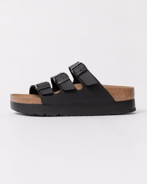 Florida III Vegan Platform Sandals Sandals in Black