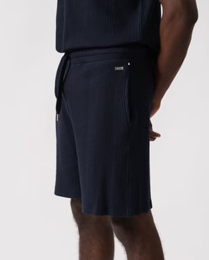 Structure Loungewear Shorts in Navy