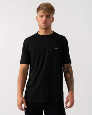 BOSS Green Tee Mens T-Shirt in Black