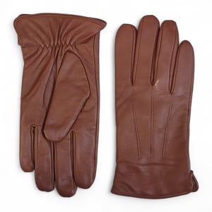 Herenhandschoenen van Italiaans leer met warme wollen voering voor de winter, casual rijden en rijden