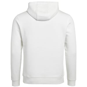 Crosshatch Chest Print Mens Off White Hoodie