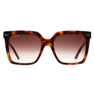 Calvin Klein Square Womens Brown Havana Brown Gradient CK22534S