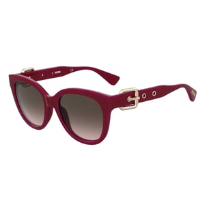 Moschino Dames/Dames Gesp Zonnebril (Rood/Bruin)