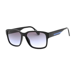 Calvin Klein Vierkante zonnebril heren (Zwart/Violet)