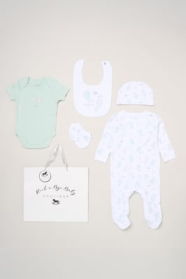 Cotton 5-Piece Baby Gift Set