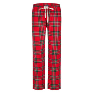 Happy Shorts Dames pyjama broek lang geruit flanel