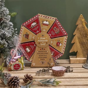 WDMT Adventskalender patisserie cadeau wiel beige