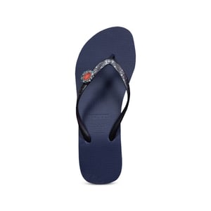 Uzurii Block switch dames slipper met hak marineblauw, , maat: