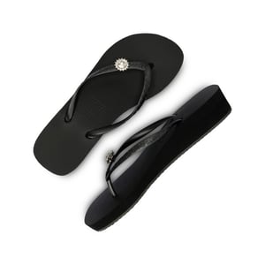 Uzurii Switch dames slipper met hak zwart, , maat: