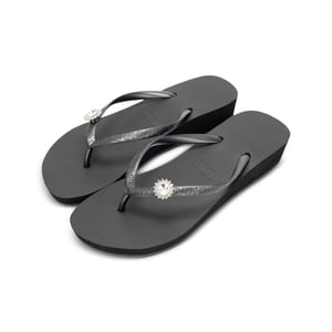 Uzurii Switch dames slipper met hak zwart, , maat: