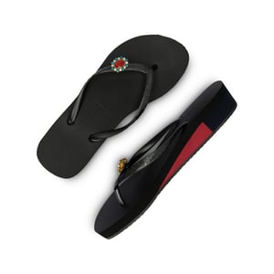 Uzurii Block switch dames slipper met hak zwart, , maat: