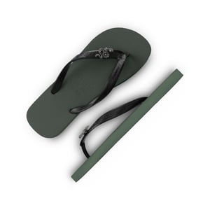 Uzurii Sport switch cobra legergroen dames slippers, , maat: