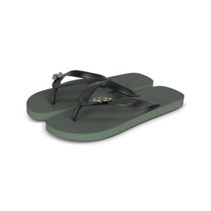 Uzurii Sport switch cobra legergroen dames slippers, , maat: