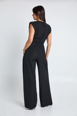 Pleated Cinched Top & Palazzo Trouser Co-ord