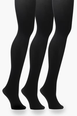 Plus 60 Denier 3 Pack Tights
