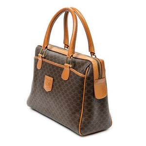 Vintage Small Slip Pocket Boston  Handbag