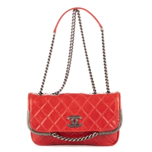 Chain Single Flap Shoulder Bag