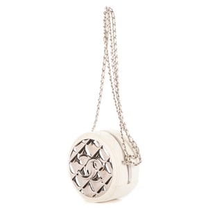 Mirror Round Chain Crossbody Mini Shoulder Bag