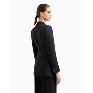 Armani Exchange Effen blazer dames/dames (Zwart)