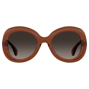 Moschino Brown SF Lens Bruine Ronde Zonnebril