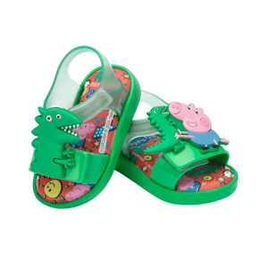 Jump x Peppa Pig Sandals in Green / Pink