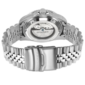 Eterno 316L Stainless Steel Case Green Bezel Black Dial Stainless steel Bracelet Watch