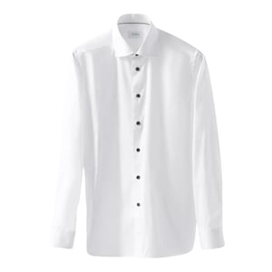 Eton Navy details signature twill shirt 100012358