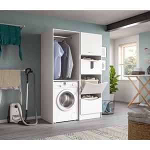 Furnilux Wasmachine ombouwkast free 66x196x66 cm in