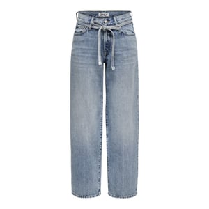 Only onlgianna mw straight dot450 dnm no 15347093 light blue denim