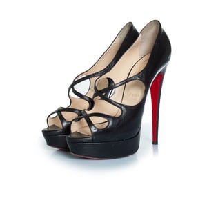 Christian Louboutin Black Mademoi platform pump