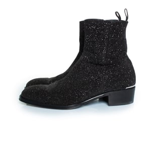 Alexander McQueen Glitter ankle boots in black