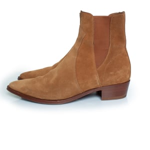 Celine Camarque western Chelsea-stövlar i konjak